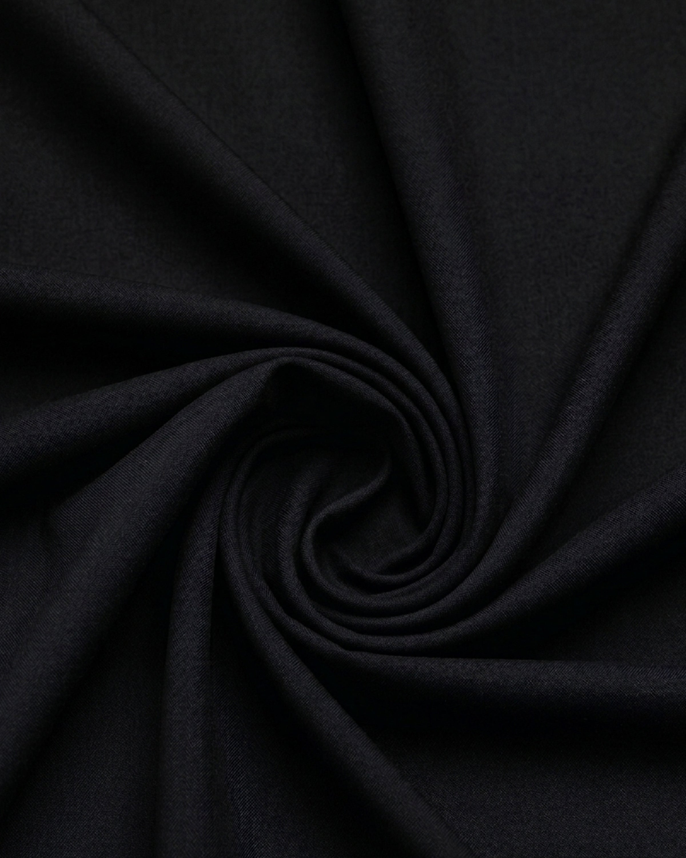 Premium Black Boski Unstitched Suit for Men