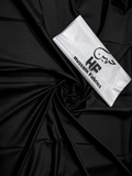 Hussain Fabrics Premium Italian Boski – Jet Black Unstitched Suit for Men