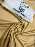 Hussain Fabrics Premium Italian Boski – Desert Gold Unstitched Suit for Men