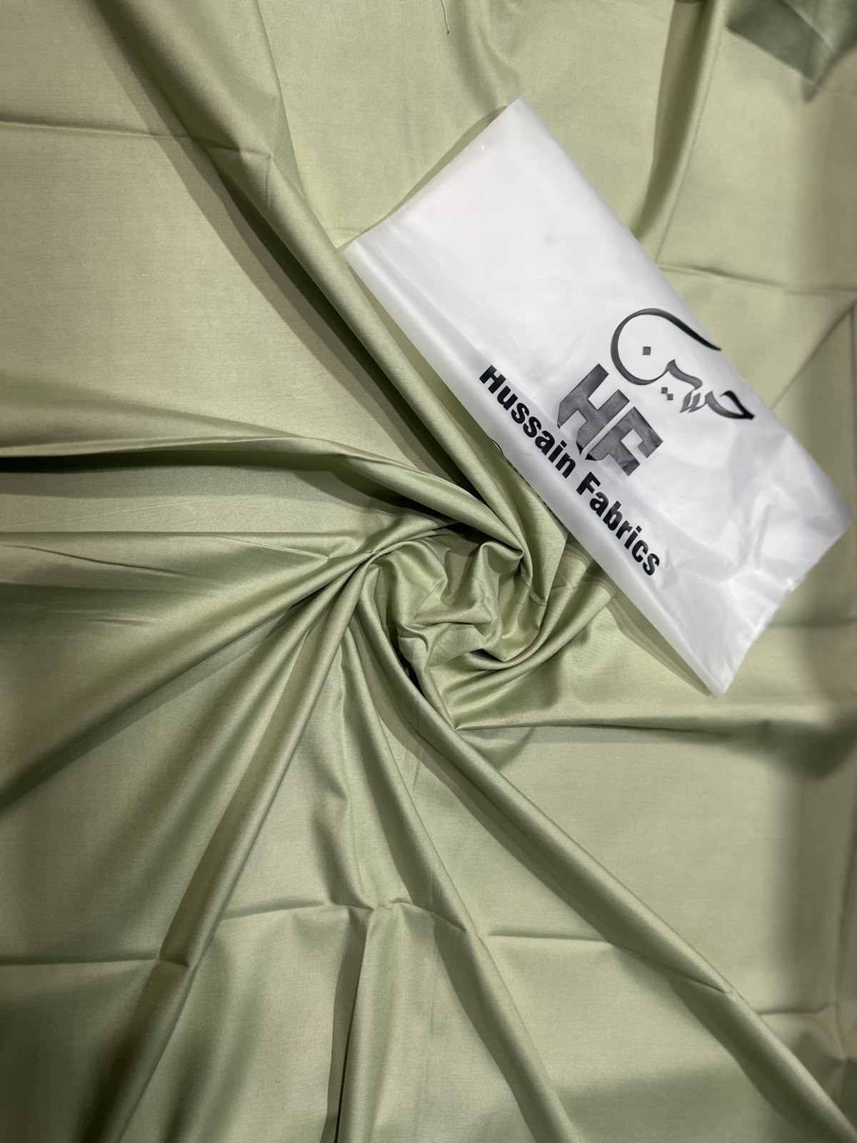 Hussain Fabrics Premium Italian Boski – Eucalyptus Sage Unstitched Suit for Men